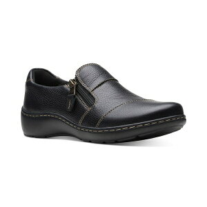 N[NX fB[X T_ V[Y Women's Cora Harbor Zip Flats Black