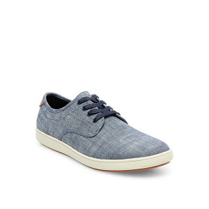 XeB[u }f Y hXV[Y V[Y Men's Fenta Fashion Lace-Up Sneakers Blue Fabric