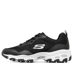 Skechers XPb`[Y fB[X Xj[J[ y(WMNS) Skechers D Lites 1.0 Low-Top Daddy Shoes Black/White 896002-BKWz TCY US_5.5(22.5cm)