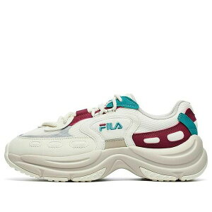 FILA tB fB[X Xj[J[ y(WMNS) FILA Arch Sneakers 'White Red Aqua' F12W241118FVDz TCY US_6(23.0cm)