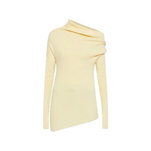 ���T�E���� ���f�B�[�X �j�b�g&�Z�[�^�[ �A�E�^�[ Agie draped roll-neck knitted top Yellow