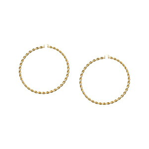 J.W.�A���_�[�\�� ���f�B�[�X �s�A�X���C�������O �A�N�Z�T���[ Extra large twisted earrings Gold