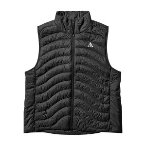 �i�C�L �����Y �W���P�b�g���u���]�� �A�E�^�[ Lava flow therma-fit adv quilted gilet Black