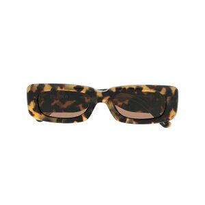 �����_ �t�@���[ ���f�B�[�X �T���O���X���A�C�E�F�A �A�N�Z�T���[ X the attico marfa tortoiseshell-effect sunglasses Brown