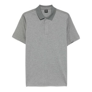 �{�X �����Y �|���V���c �g�b�v�X M䩘Rlange-effect polo shirt Grey