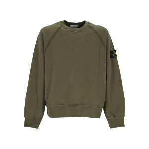 �X�g�[���A�C�����h �����Y �p�[�J�[�E�X�E�F�b�g�V���c �A�E�^�[ Raglan-sleeve patch-logo sweatshirt Green