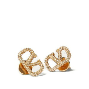 ���@�����e�B�m �K�����@�[�j ���f�B�[�X �s�A�X���C�������O �A�N�Z�T���[ Vlogo signature earrings in metal and swarovski� crystals Gold