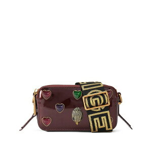 �J�[�g�W�F�C�K�[�����h�� ���f�B�[�X �V�����_�[�o�b�O �o�b�O Heart-embellishment cross body bag Red