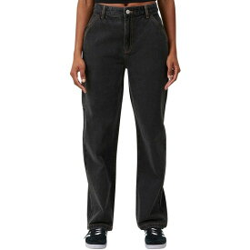 コットンオン レディース デニムパンツ ボトムス Women's Carpenter Straight Jeans Smokey Black