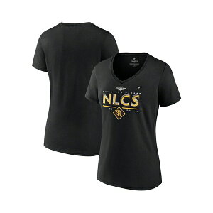 t@ieBNX fB[X TVc gbvX Women's Branded Black San Diego Padres 2022 Division Series Winner Locker Room Plus Size V-Neck T-shirt Black
