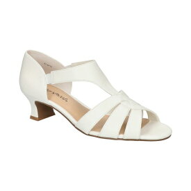 イージーストリート レディース サンダル シューズ Women's Essie Slip-On Dress Sandals White