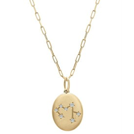 ラップド レディース ネックレス・チョーカー・ペンダントトップ アクセサリー Diamond Sagittarius Constellation 18" Pendant Necklace (1/20 ct. tw) in 10k Yellow Gold, Created for Macy's Yellow Gold