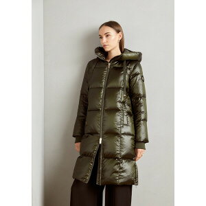 X bV fB[X R[g AE^[ METALLIC - Down coat - forest night