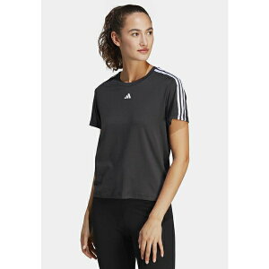AfB_X fB[X tBbglX X|[c AEROREADY TRAIN ESSENTIALS - Sports T-shirt - black/white