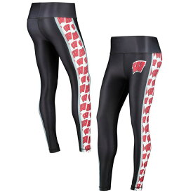 コンセプトスポーツ レディース カジュアルパンツ ボトムス Wisconsin Badgers Concepts Sport Women's Dormer Knit Leggings Black