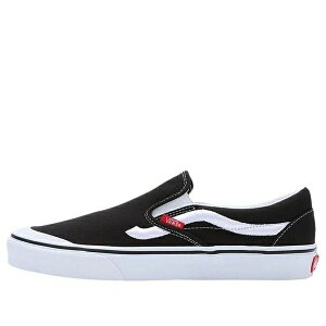 Vans �o���Y �����Y �X�j�[�J�[ Black/True White �yVans Classic Slip-On 138 'Sidestripe Black' VN000BW36BT�z �T�C�Y US_5(23.0cm)