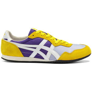 ASICS �A�V�b�N�X �����Y �X�j�[�J�[ �yOnitsuka Tiger Serrano Gentry Purple Yellow�z �T�C�Y US_6(24.0cm) Gentry Purple/White