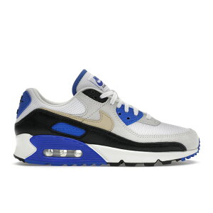 Nike �i�C�L �����Y �X�j�[�J�[ �yNike Air Max 90 Khaki Racer Blue�z �T�C�Y US_12.5(30.5cm) White/Khaki/Racer Blue/Black