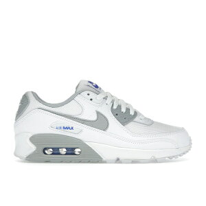 Nike �i�C�L �����Y �X�j�[�J�[ �yNike Air Max 90 White Racer Blue Light Smoke Grey�z �T�C�Y US_12(30.0cm) White/Racer Blue/Black/Light Smoke Grey