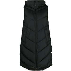 �Z�[�u�U�_�b�N ���f�B�[�X �R�[�g �A�E�^�[ Juliet long puffer gilet Black
