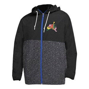 Air Jordan W[_ Y Xj[J[ yAir Jordan Casual Windproof Woven Jacket Men's Gray Black CT9369-011z TCY US_M_S