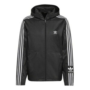 adidas AfB_X Y Xj[J[ yMen's adidas originals Lock Up Wb Stripe Embroidered Hooded Track Jacket Black HC2006z TCY US_M_L