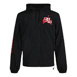 Air Jordan W[_ Y Xj[J[ yAir Jordan Jumpman Windbreaker Cardigan Sports Hooded Jacket Black CN3824-010z TCY US_M_XL