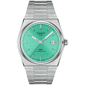 eB\bg Y rv ANZT[ Men's Swiss Automatic PRX Powermatic 80 Stainless Steel Bracelet Watch 40mm No Color