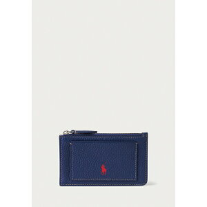 t[ fB[X z ANZT[ POLO PLAY LEATHER ZIP CARD CASE - Wallet - ink