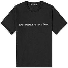 マスターマインド・ジャパン メンズ Tシャツ トップス mastermind JAPAN Not Dead T-Shirt Black