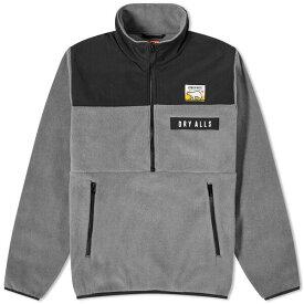 ヒューマンメイド メンズ パーカー・スウェットシャツ アウター Human Made Fleece Half-Zip Jacket Grey