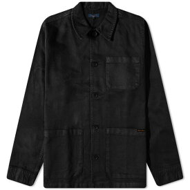 ヌーディージーンズ メンズ ジャケット＆ブルゾン アウター Nudie Barney Worker Jacket Black