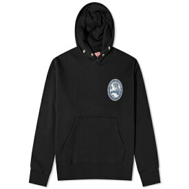 ケンゾー メンズ パーカー・スウェットシャツ アウター Kenzo Patch Popover Hoodie Black