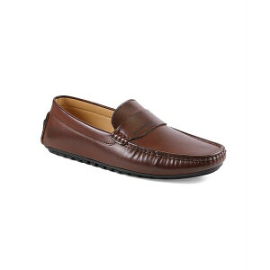 トミー ヒルフィガー メンズ スニーカー シューズ Men's Ruven Driving Style Loafers Light brown
