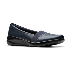 N[NX fB[X Xb|E[t@[ V[Y Women's Kaetlyn Rhea Round Toe Loafers Navy Leather