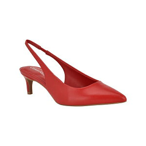 JoNC fB[X pvX V[Y Women's Dainty Kitten Heel Slingback Pumps Red
