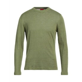 【送料無料】 イザイア メンズ ニット&セーター アウター Sweaters Military green