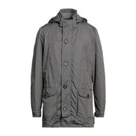 【送料無料】 ヤン マイエン メンズ ジャケット＆ブルゾン アウター Overcoats & Trench Coats Dove grey