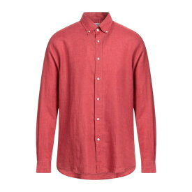 【送料無料】 ブルーミント メンズ シャツ トップス Shirts Brick red