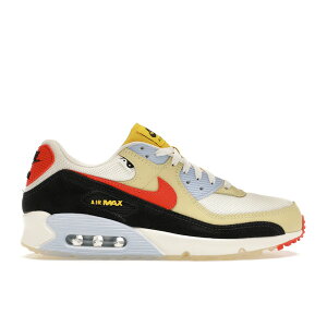 Nike �i�C�L �����Y �X�j�[�J�[ �yNike Air Max 90 Set To Rise�z �T�C�Y US_8(26.0cm) White/Yellow-Red-Black