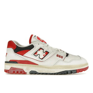 New Balance �j���[�o�����X �����Y �X�j�[�J�[ �yNew Balance 550 Vintage Pack Team Red�z �T�C�Y US_12(30.0cm) Sea Salt/Team Red/Black