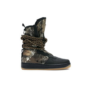 Nike �i�C�L �����Y �X�j�[�J�[ �yNike SF Air Force 1 High Realtree Black�z �T�C�Y US_8(26.0cm) Black/Gum Medium Brown-Elemental Gold-Black