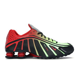 Nike �i�C�L �����Y �X�j�[�J�[ �yNike Shox R4 Neymar Black�z �T�C�Y US_5(23.0cm) Black/Challenge Red-Metallic Silver