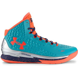 Under Armour �A���_�[�A�[�}�[ �����Y �X�j�[�J�[ �yUA Curry 1 SC30 Select�z �T�C�Y US_12(30.0cm) Hyper Green/Purple-Blitz Orange