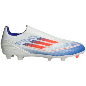 adidas �A�f�B�_�X �����Y �X�j�[�J�[ �yadidas F50 League Laceless Firm/Multi-Ground Cloud White Solar Red Lucid Blue�z �T�C�Y US_6.5(24.5cm) Cloud White/Solar Red/Lucid Blue