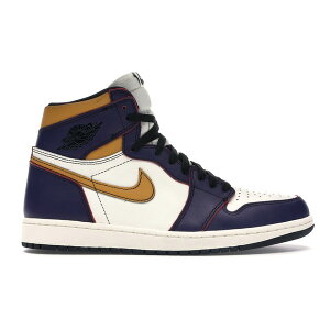 Jordan �W���[�_�� �����Y �X�j�[�J�[ �yJordan 1 Retro High OG Defiant SB LA to Chicago�z �T�C�Y US_5(23.0cm) Court Purple/Black-Sail-University Gold