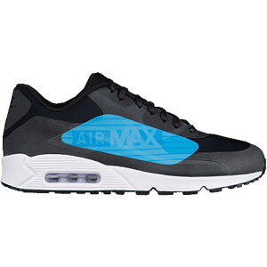 Nike �i�C�L �����Y �X�j�[�J�[ �yNike Air Max 90 NS Big Logo Laser Blue�z �T�C�Y US_8(26.0cm) Black/Laser Blue-Heritage Cyan