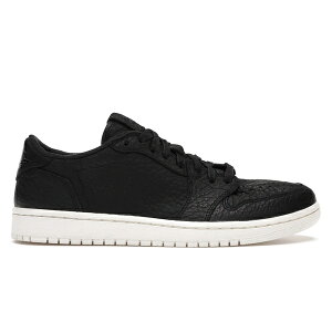 Jordan �W���[�_�� �����Y �X�j�[�J�[ �yJordan 1 Retro Low Swooshless Black (2016)�z �T�C�Y US_9.5(27.5cm) Black/Black-Sail