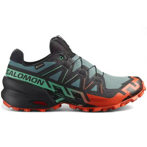 Salomon �T������ �����Y �X�j�[�J�[ �ySalomon Speedcross 6 Gore-Tex North Atlantic Black Cherry Tomato�z �T�C�Y US_12(30.0cm) North Atlantic/Black/Cherry Tomato