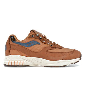 Saucony �T�b�J�j�[ �����Y �X�j�[�J�[ �ySaucony 3D Grid Hurricane Endless Knot�z �T�C�Y US_7(25.0cm) Brown/Rust/Gobidesert